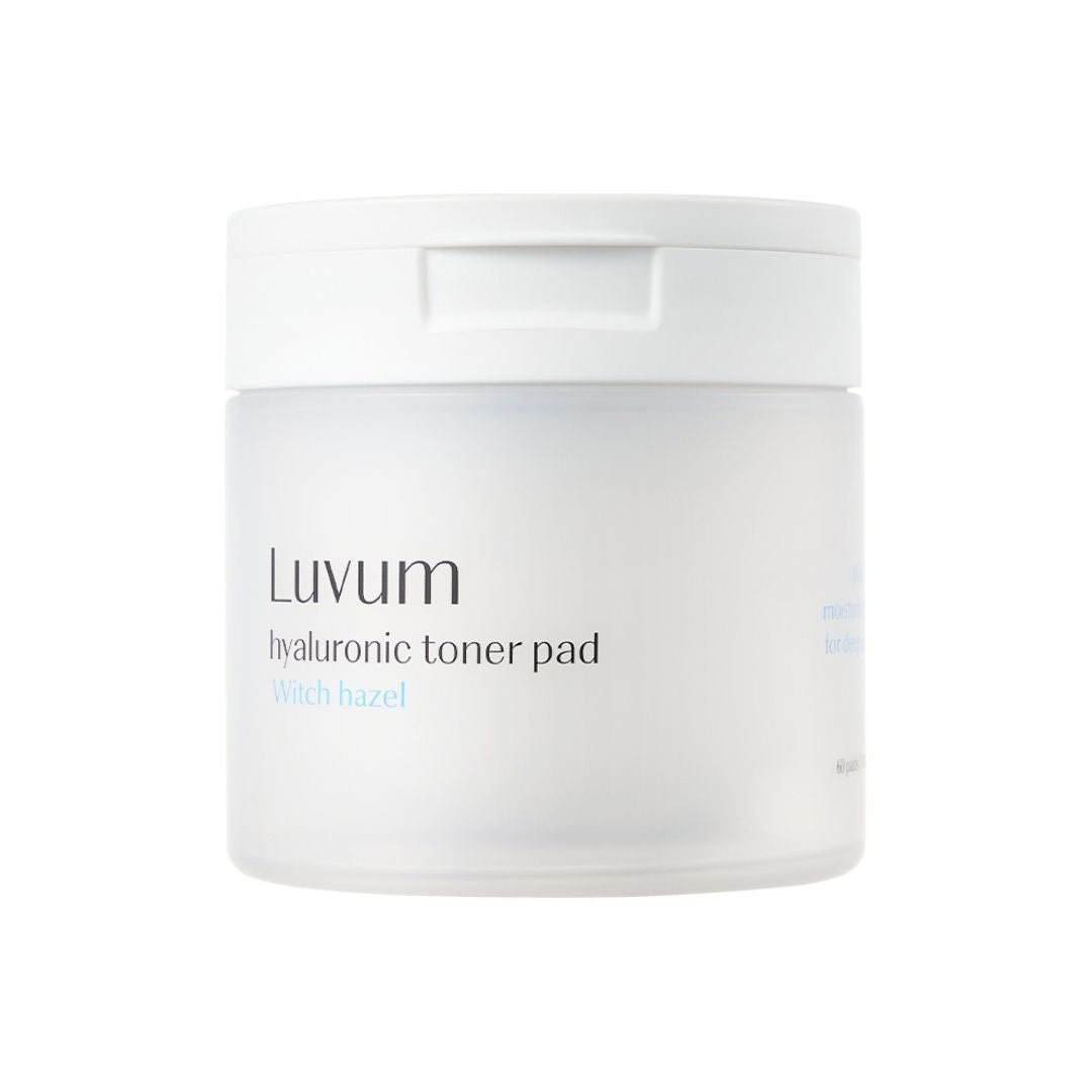 LUVUM Witch Hazel Hyaluronic Acid Toner Pad 60 pads / 130 ml