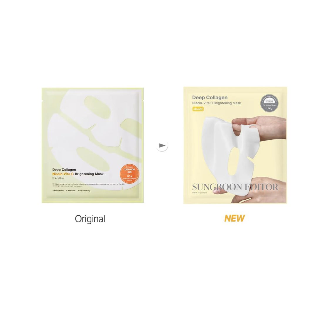 Sungboon Editor Deep Collagen Niacin Vita C Brightening Mask (1 komad)