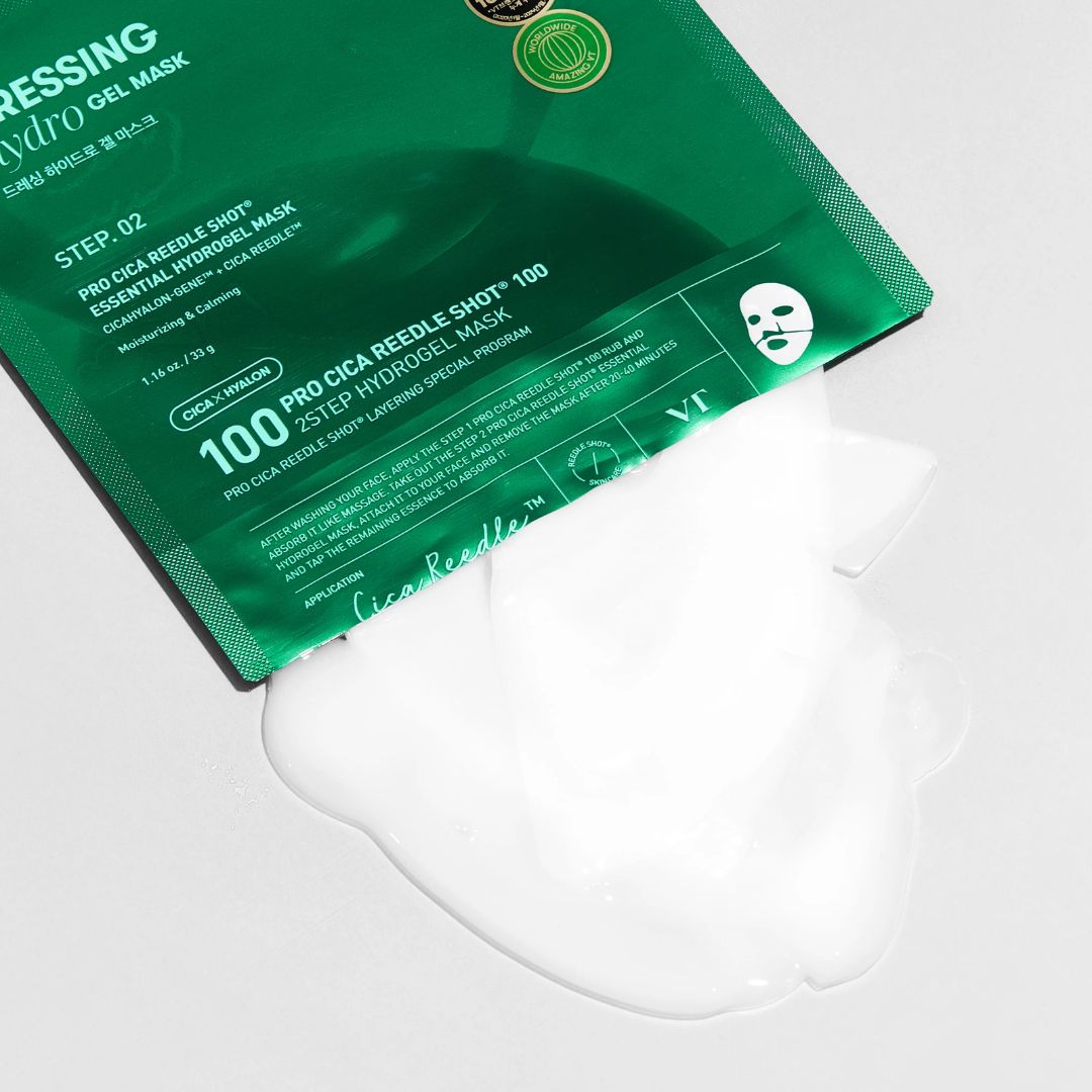 VT Cosmetics Pro Cica Reedle Shot 100 2 Step Hydrogel Mask