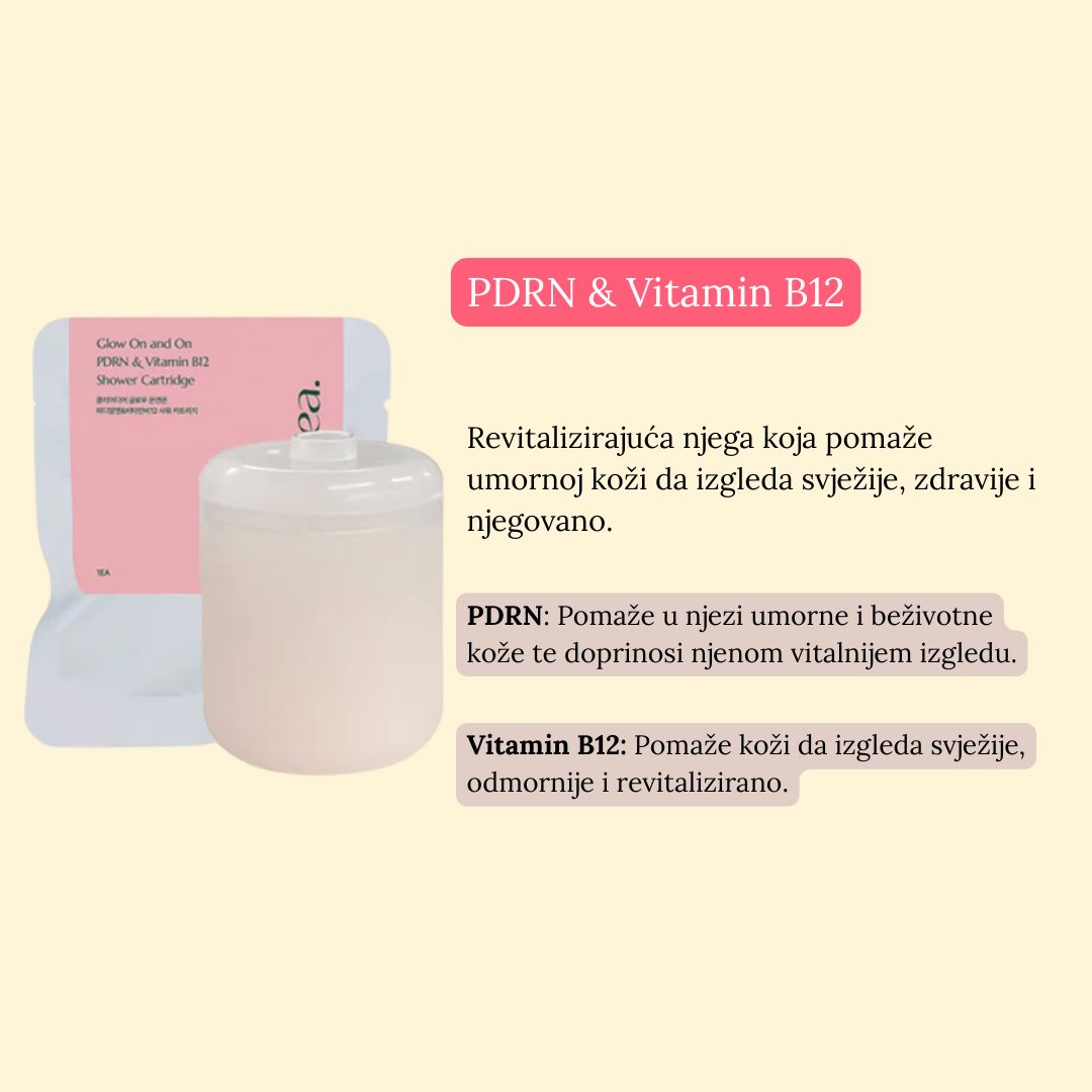 ClearDea Glow On and On PDRN &amp; Vitamin B12 Shower Cartridge 1 komad