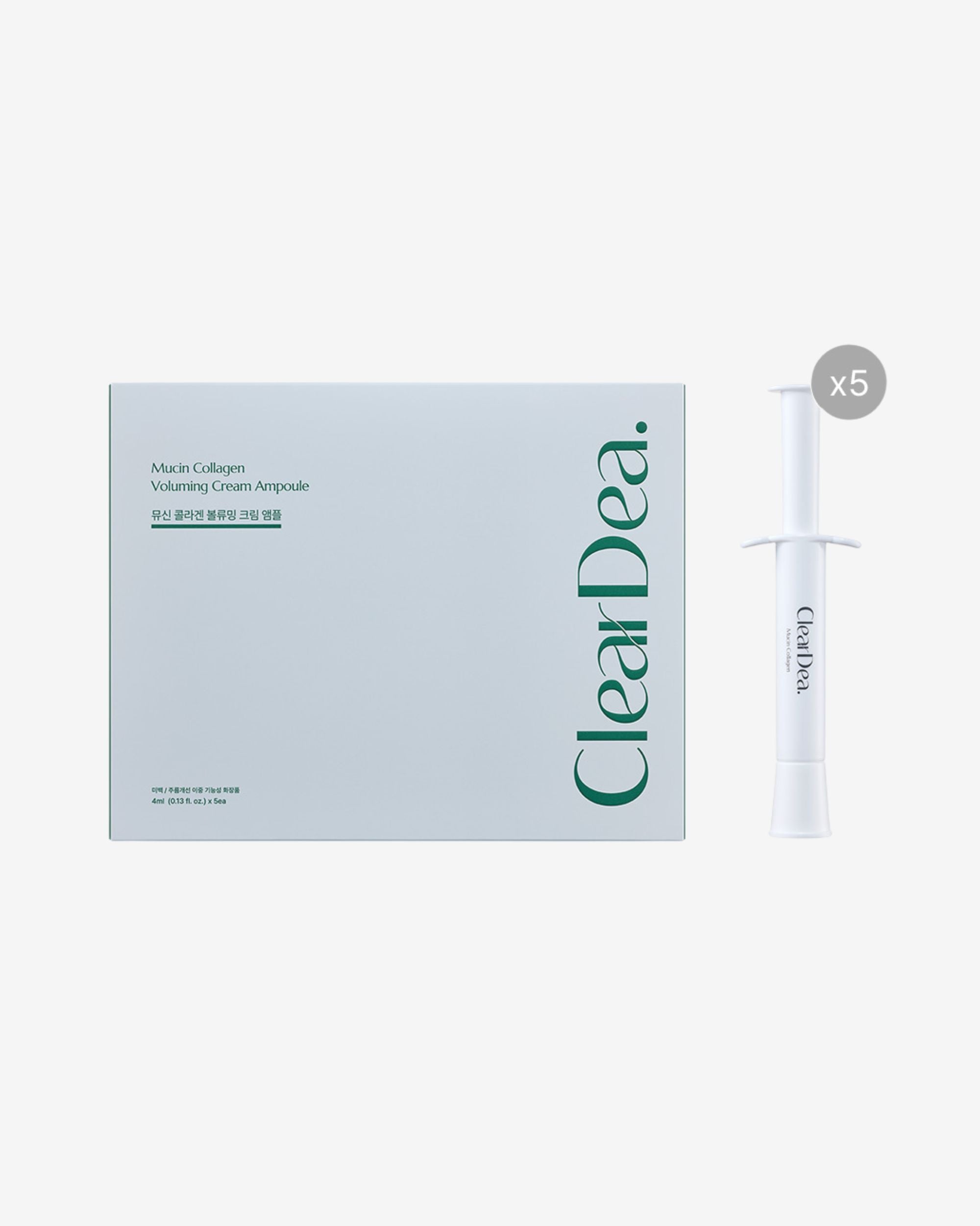 ClearDea Mucin Collagen Voluming Cream Ampoule 4 ml x 5 kom