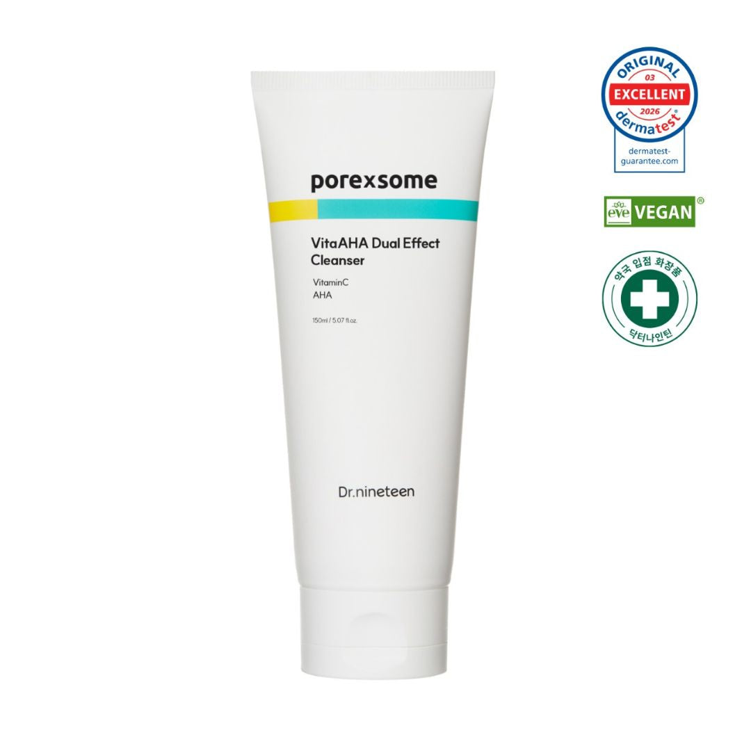Dr.Nineteen PoreXsome VitaAHA Dual Effect Cleanser 150 ml