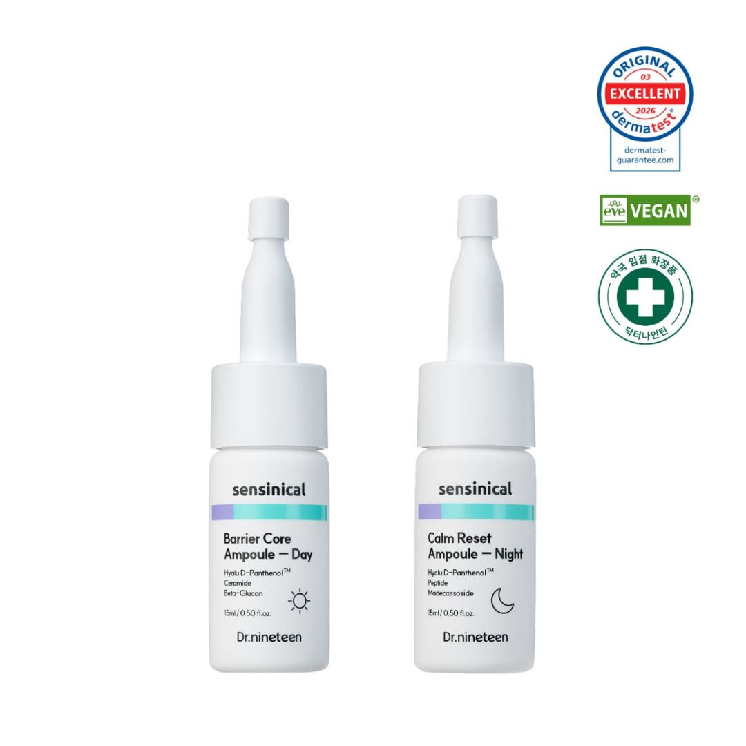 Dr.Nineteen Sensinical Day &amp; Night Ampoule Set 15 ml x 2 komada