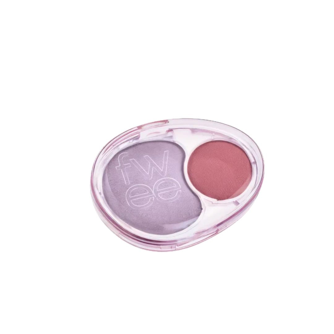 FWEE Mellow Dual Blusher MV02 Icy Cupid 7.2g
