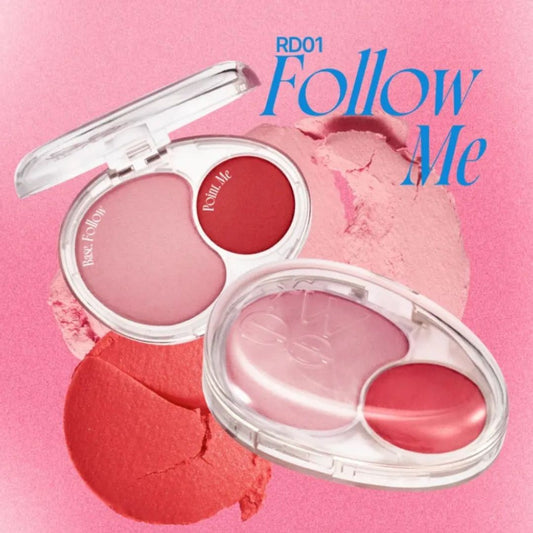 FWEE Mellow Dual Blusher RD01 Follow me 7.2g