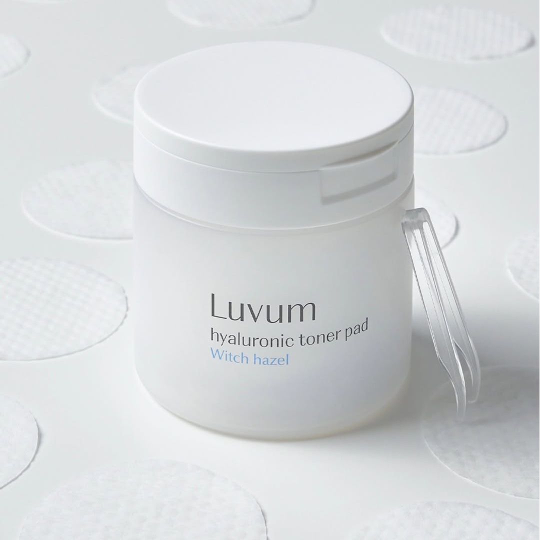 LUVUM Witch Hazel Hyaluronic Acid Toner Pad 60 pads / 130 ml