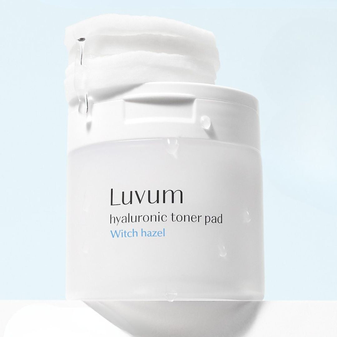 LUVUM Witch Hazel Hyaluronic Acid Toner Pad 60 pads / 130 ml