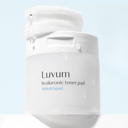 LUVUM Witch Hazel Hyaluronic Acid Toner Pad 60 pads / 130 ml