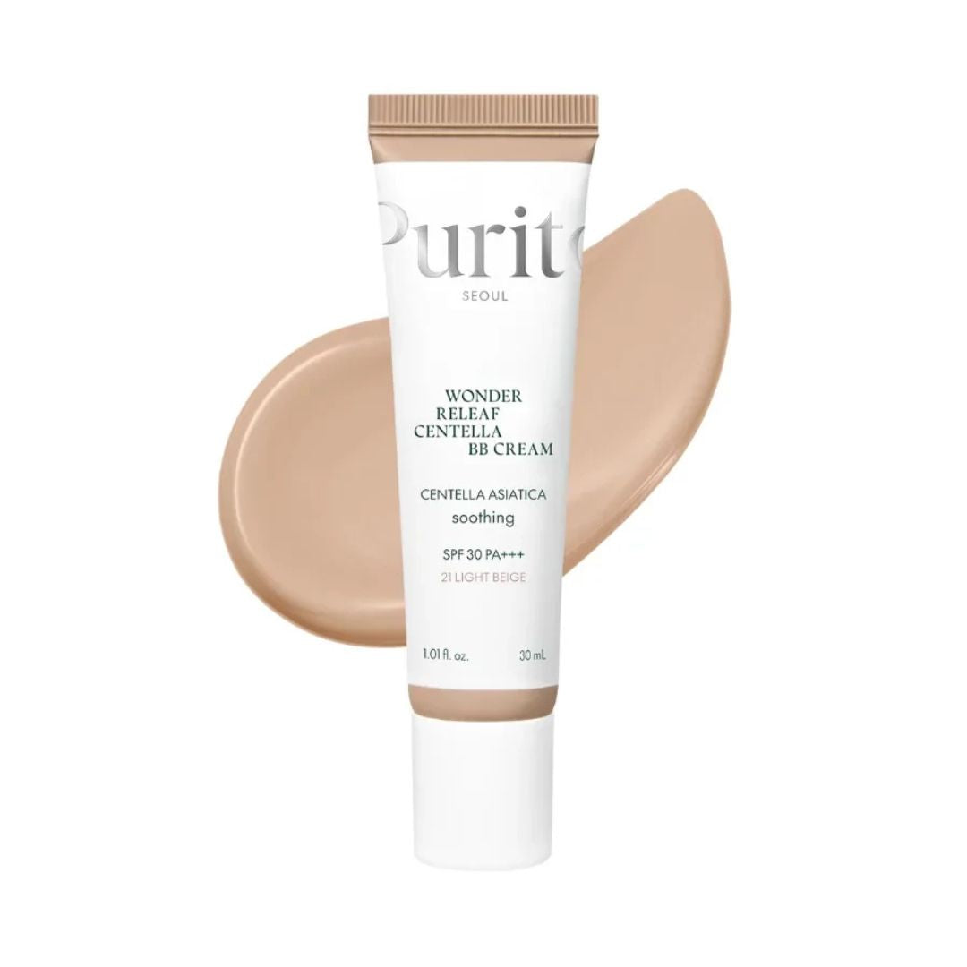 PURITO Wonder Releaf Centella BB Cream SPF30 PA+++ 21 Light Beige 30ml