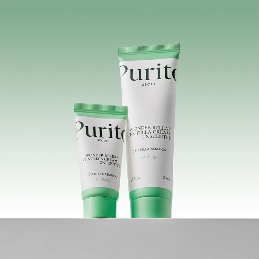 PuritoSeoul Wonder Releaf Centella Mini Kit Unscented 30ml/15ml/15ml