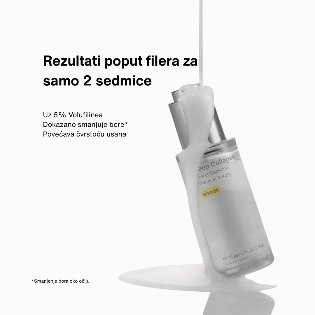 SUNGBOON EDITOR Deep Collagen Power Boosting Cream In Serum 30ml