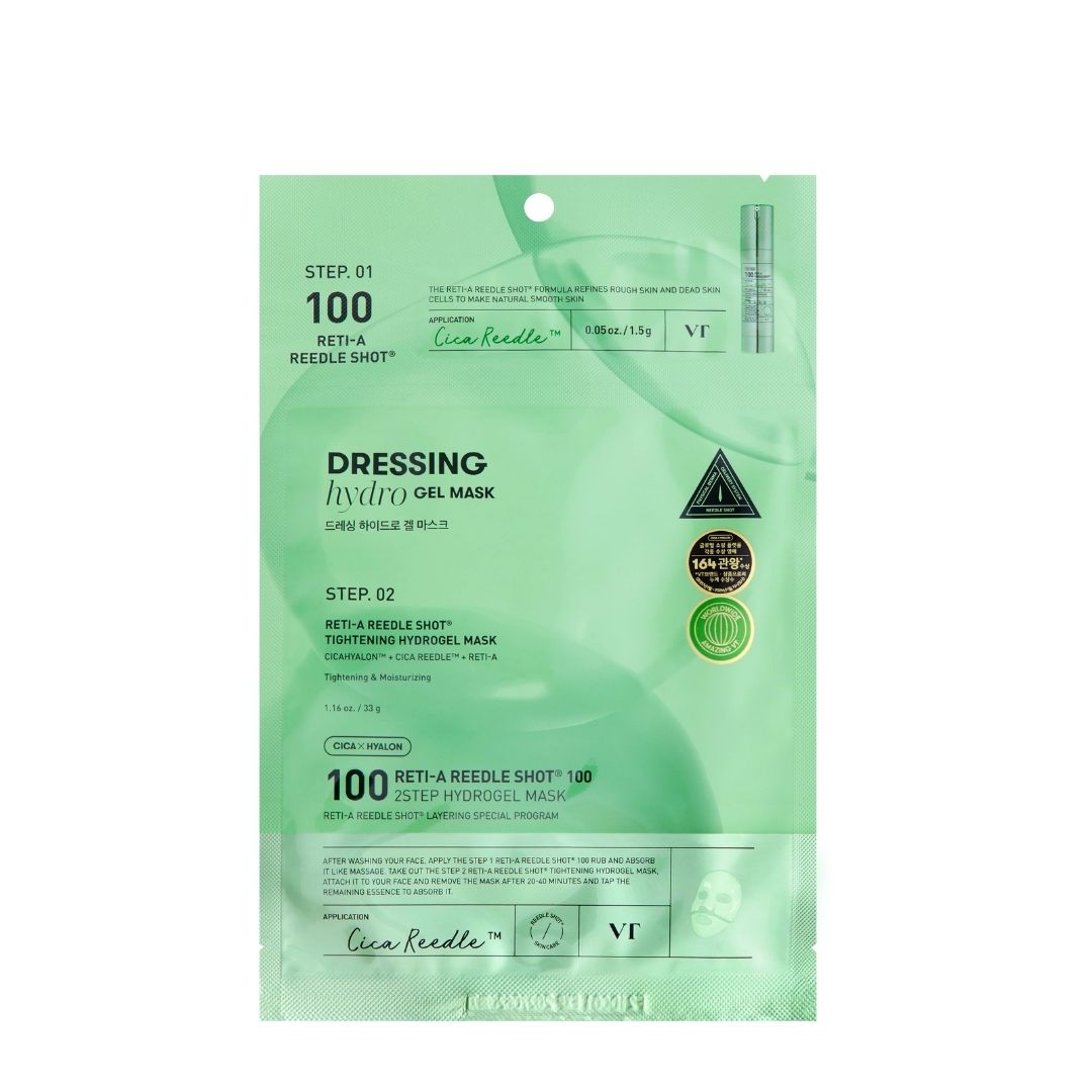 VT Cosmetics Reti-A Reedle Shot 100 2 Step Hydrogel Mask