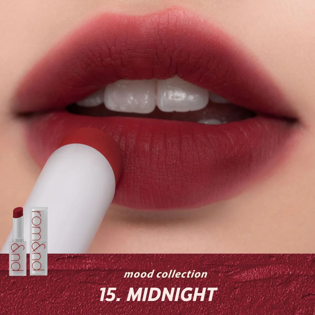 rom&amp;nd Zerro Matte Lipstick 15 Midnight