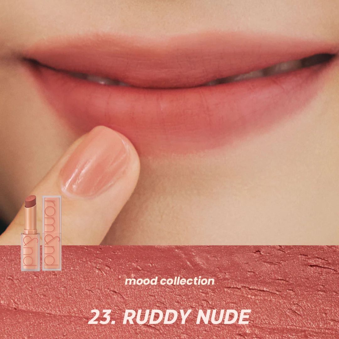 rom&amp;nd Zerro Matte Lipstick 23 Ruddy Nude